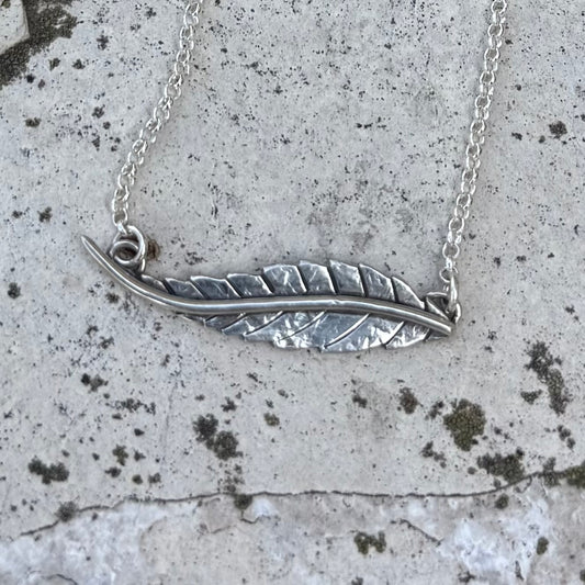 Fae Leaf Collar Necklace | Horizontal