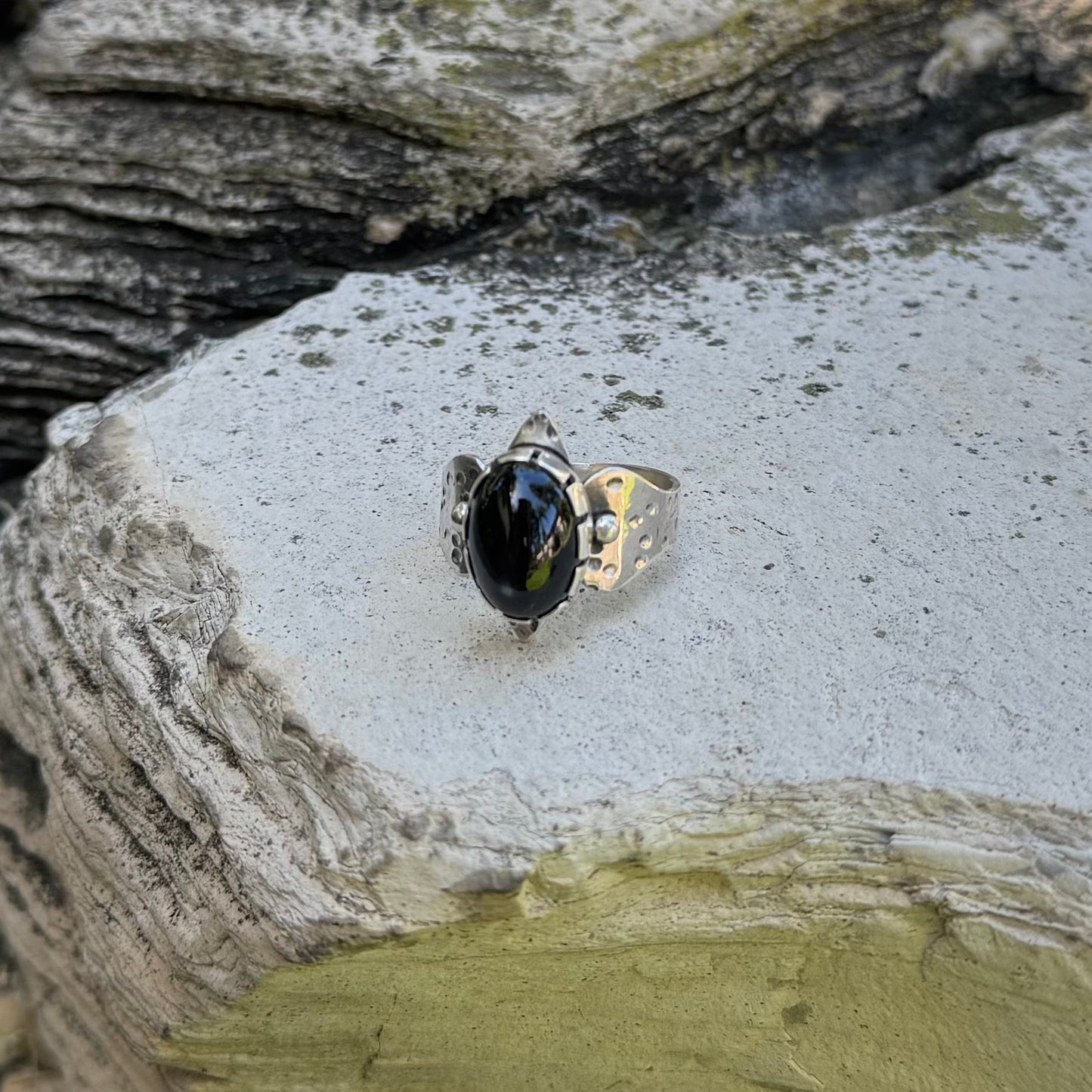 Diopside “Black Star” | Inanna Ring Size 9.5