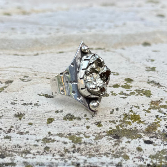 Athena Ring | Pyrite SIZE: 9
