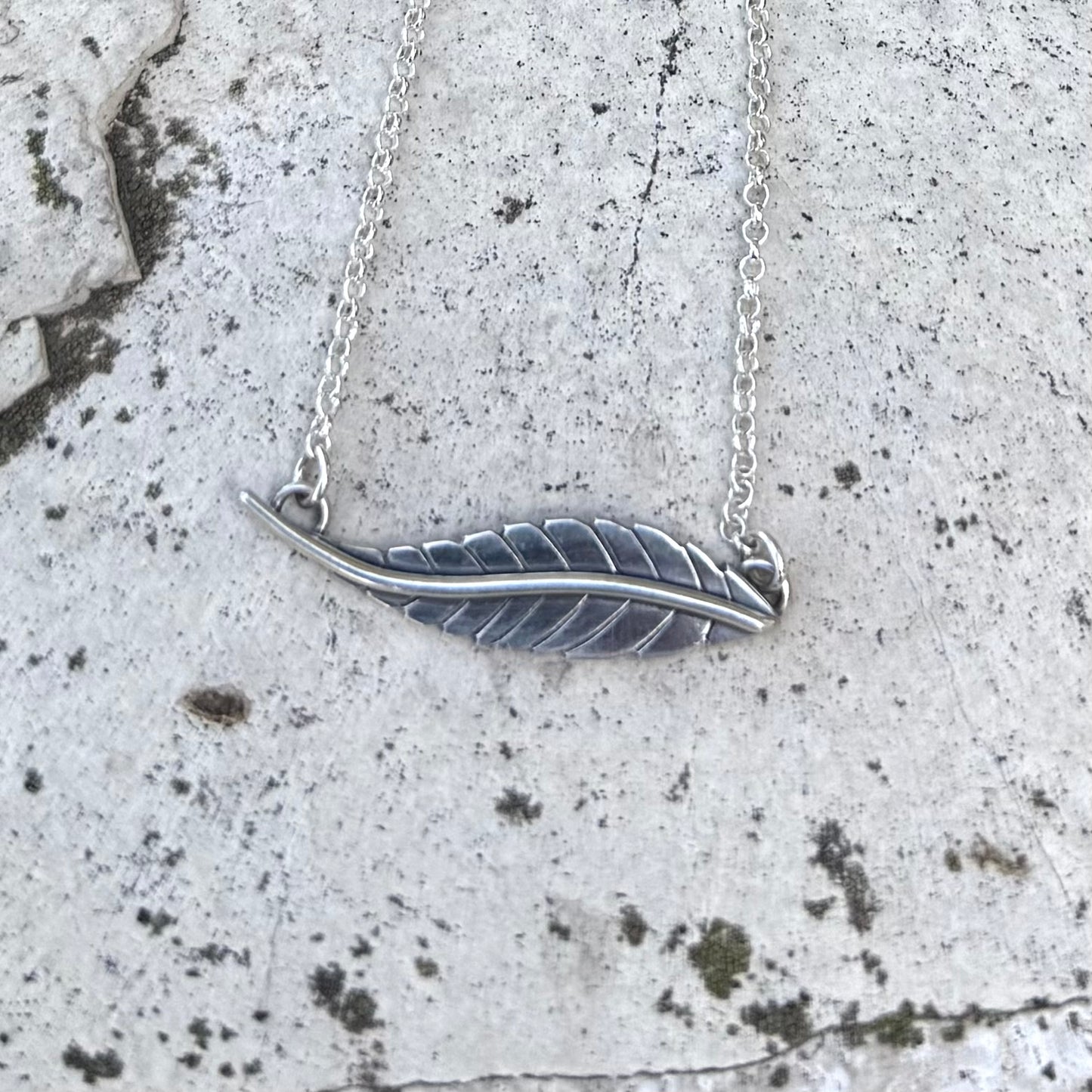 Fae Leaf Collar Necklace | Horizontal