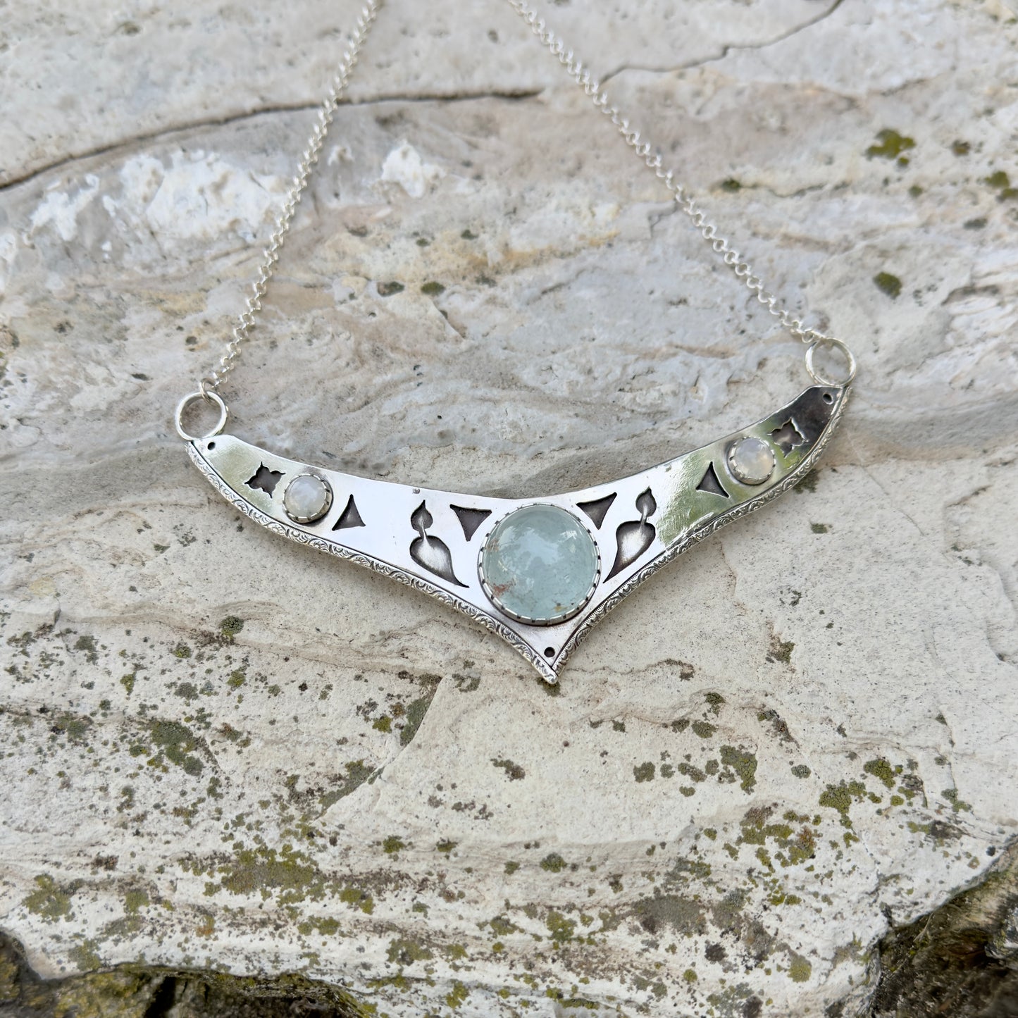 Brazilian Topaz Collar Necklace