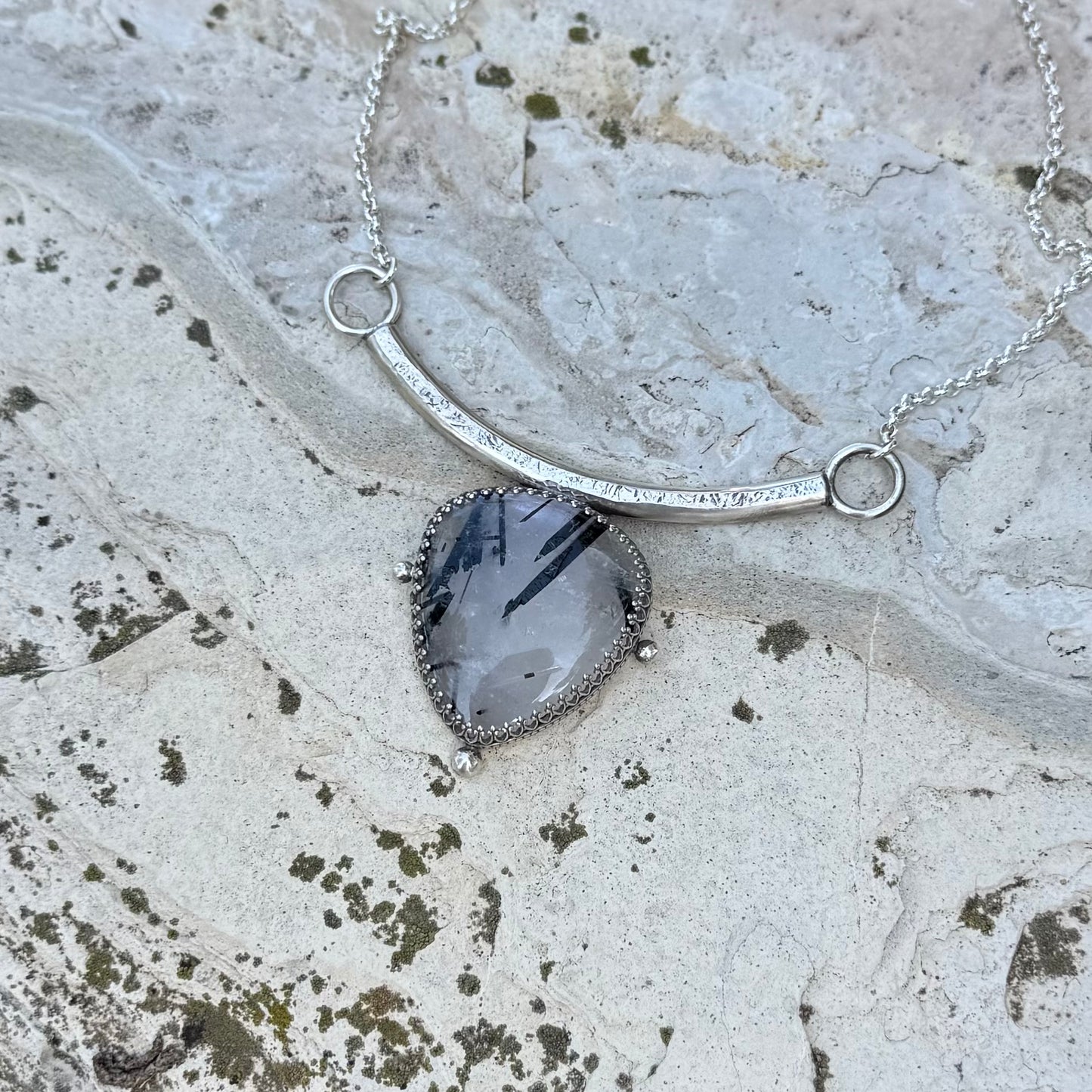 Guinevere Necklace | Tourmalated Quartz