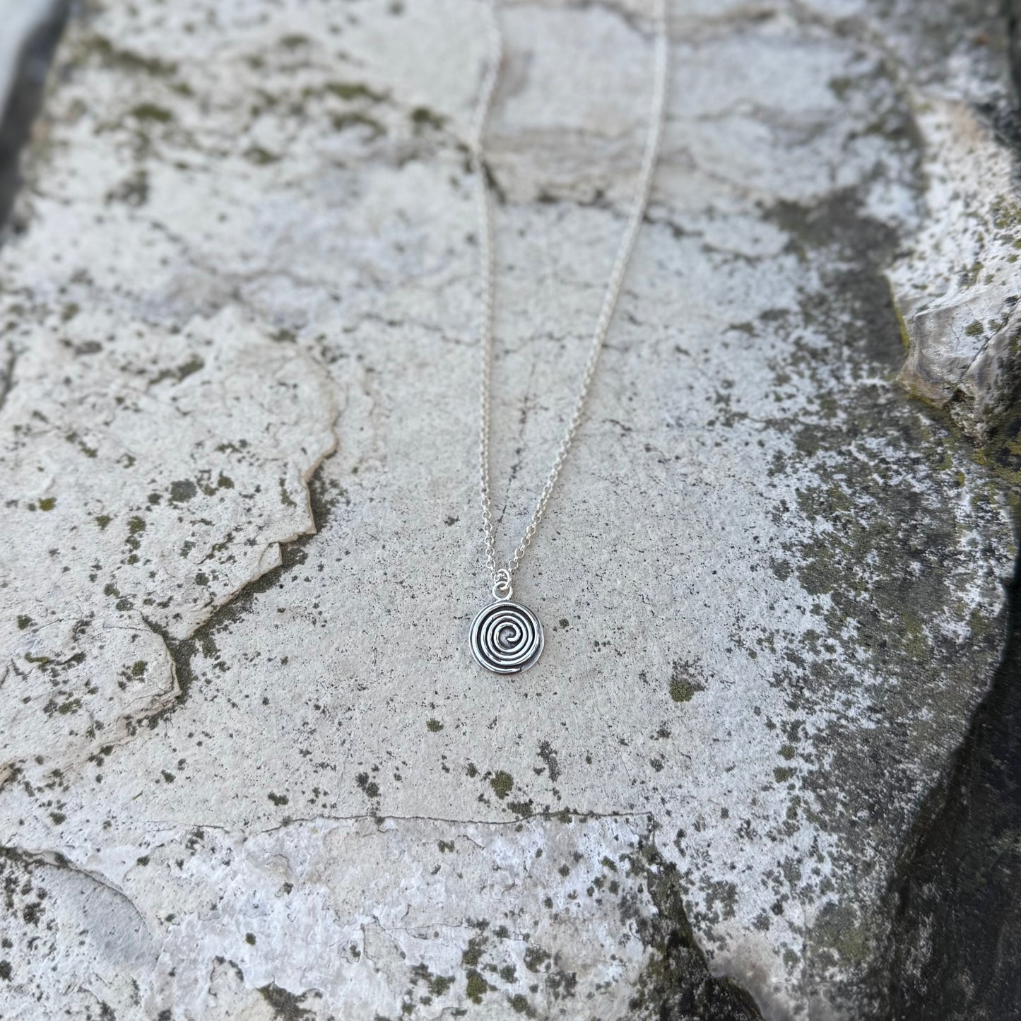 Sacred Spiral | Sterling Silver Necklace