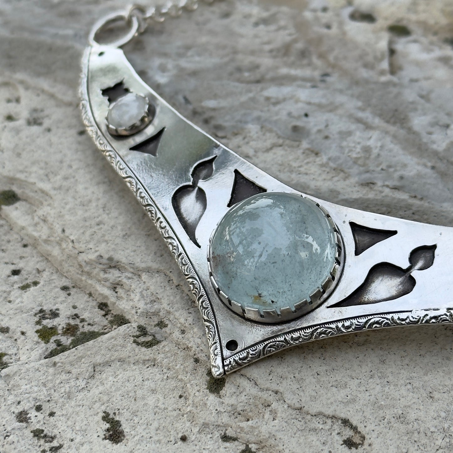 Brazilian Topaz Collar Necklace