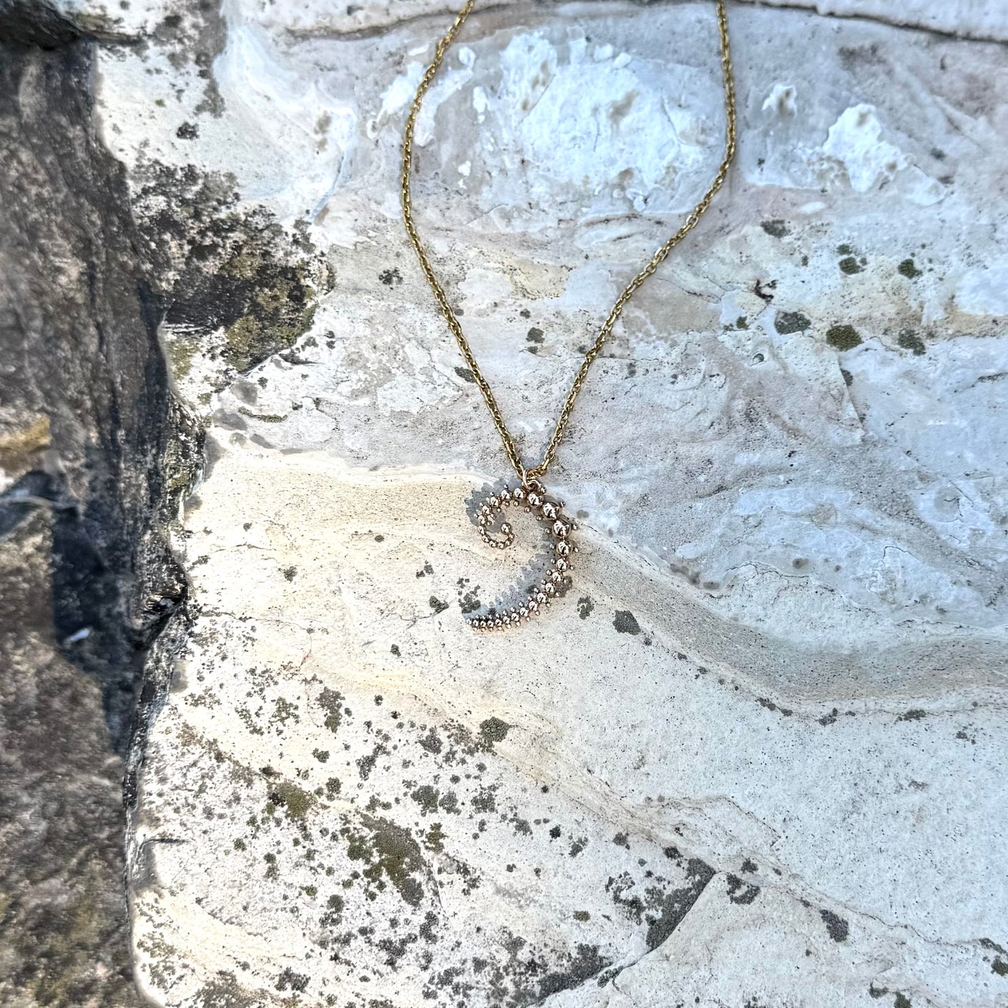 Julia Spiral Necklace | Bronze