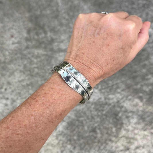 Forest Fae Leaf Cuff | REFRESHED Design Bracelet