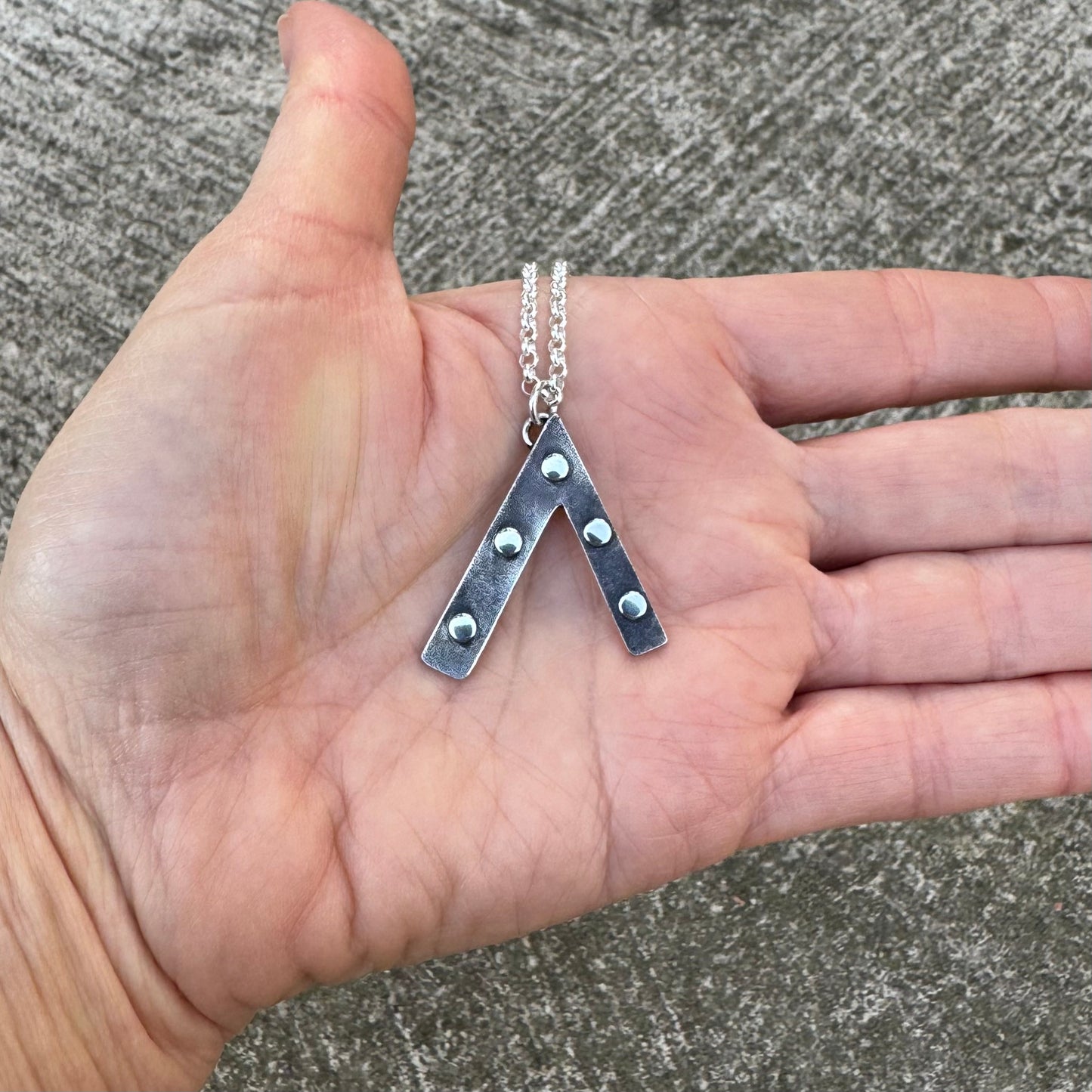 Phoenix Lights| Silver UFO Necklace