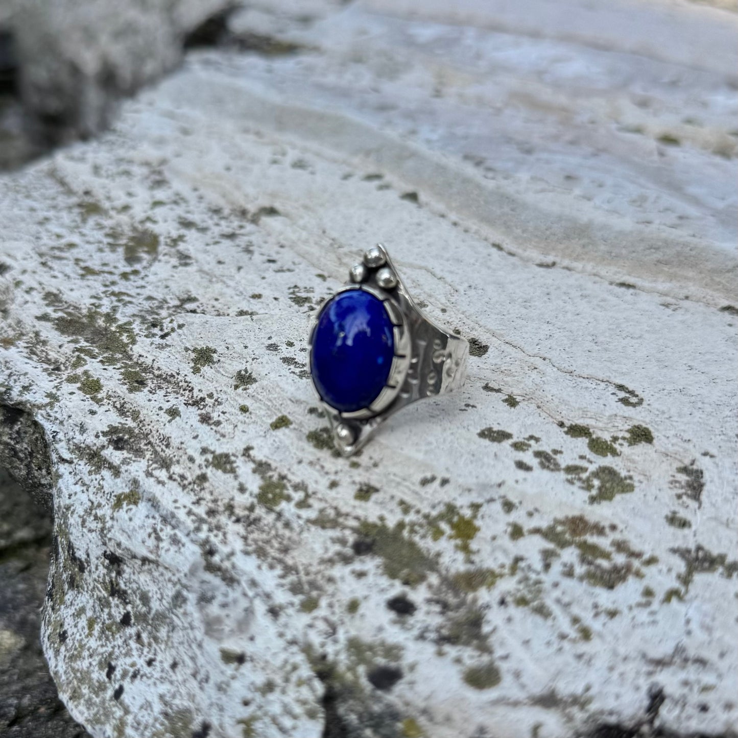 Athena Ring | Lapis Lazuli SIZE: 8