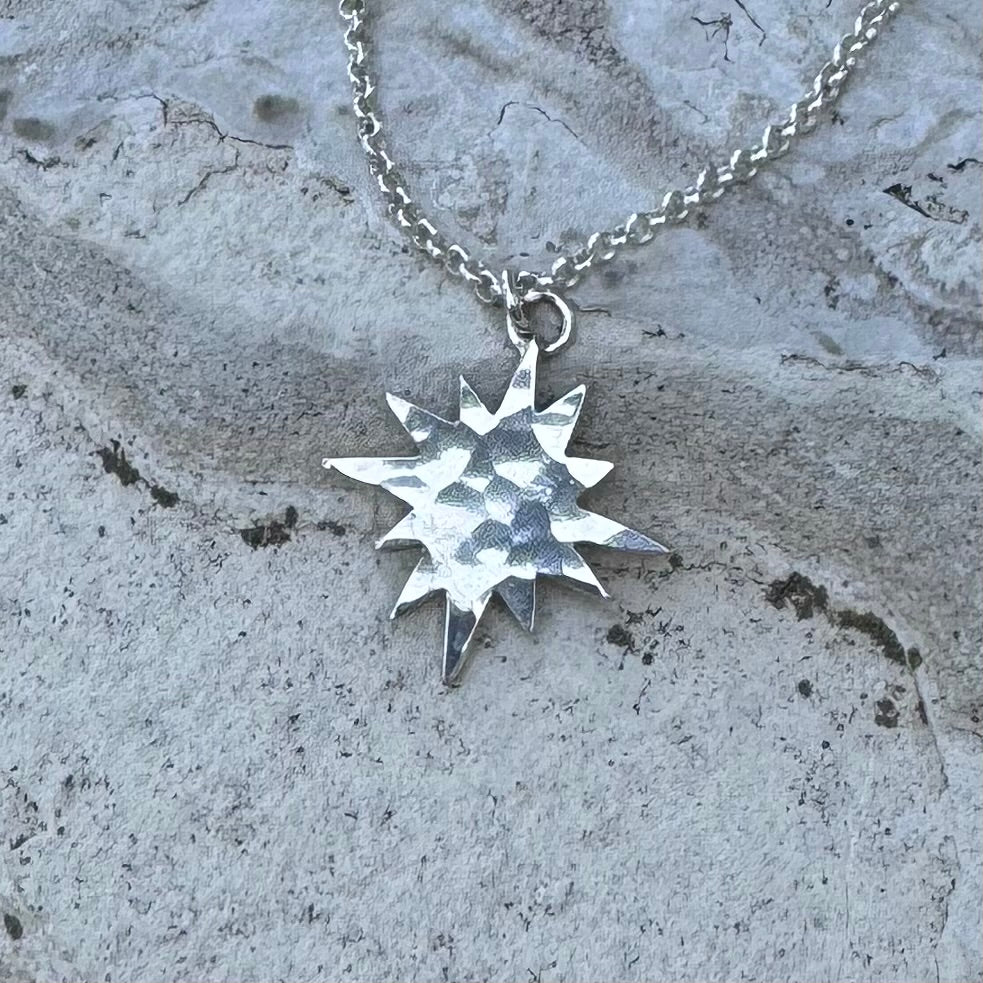 Sun Flare Necklace ⋮ LIMITED EDITION Hammered