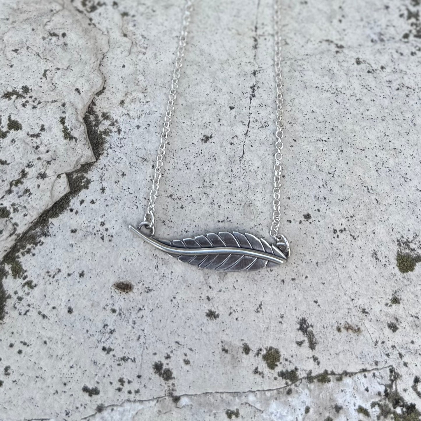 Fae Leaf Collar Necklace | Horizontal