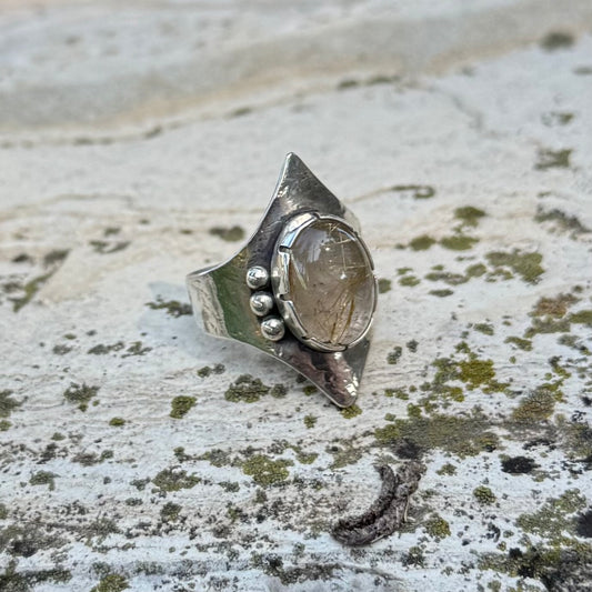 Athena Ring | Rutilated Quartz SIZE: 8
