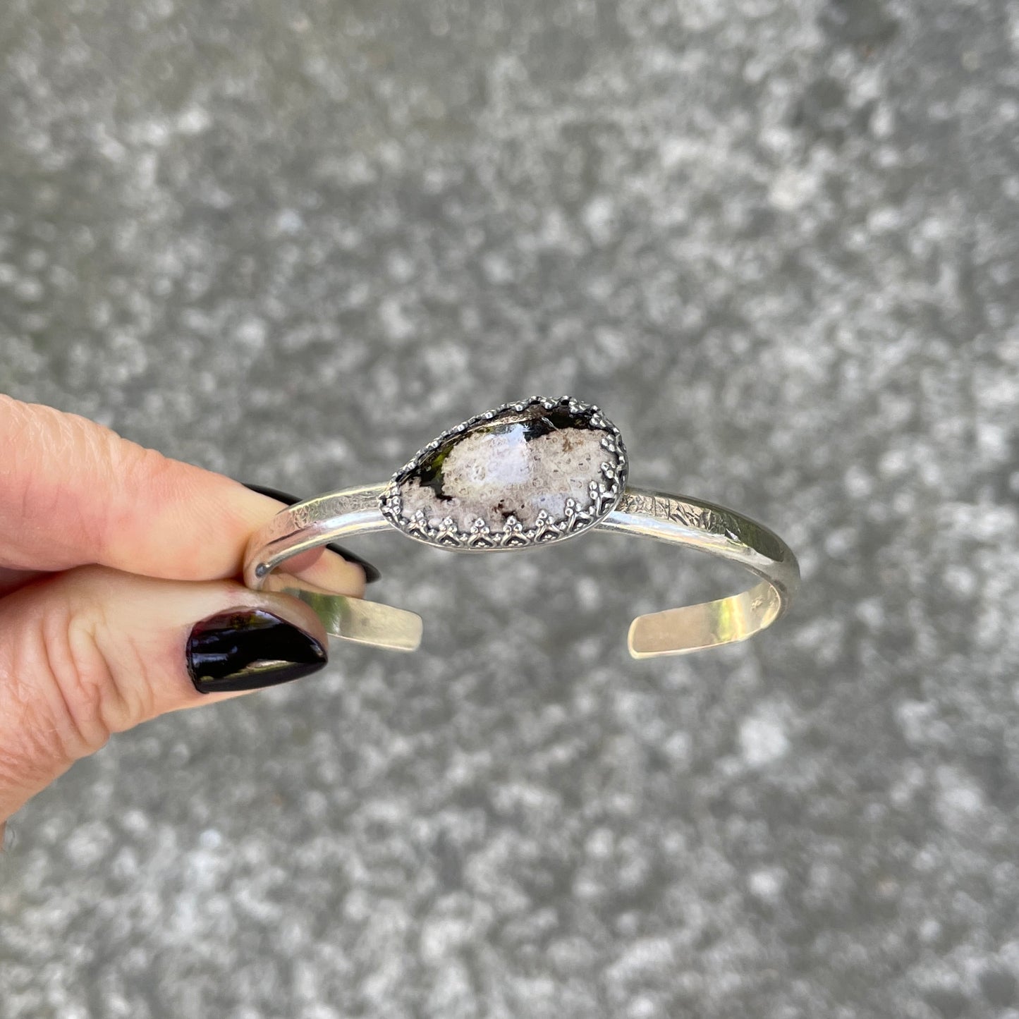 Petrified Palm Root Cuff Bracelet