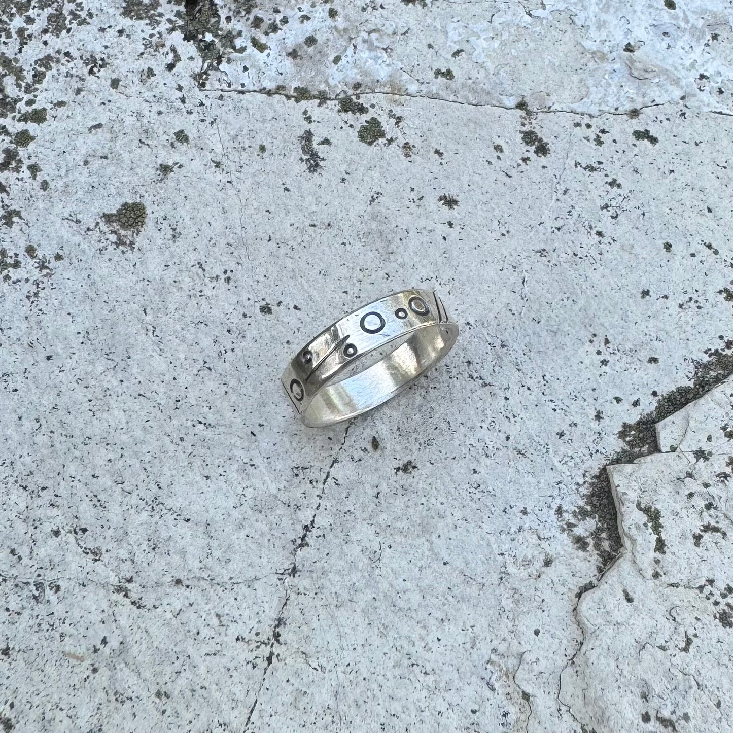 Stargate Stacker | Silver Symbol Ring