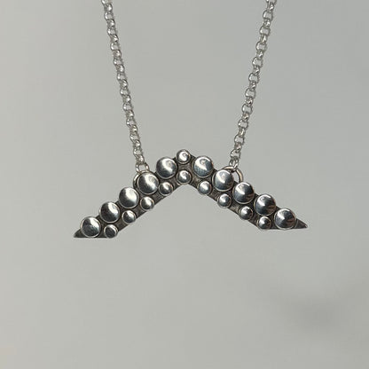 Lubbock Lights UFO | SIlver Necklace