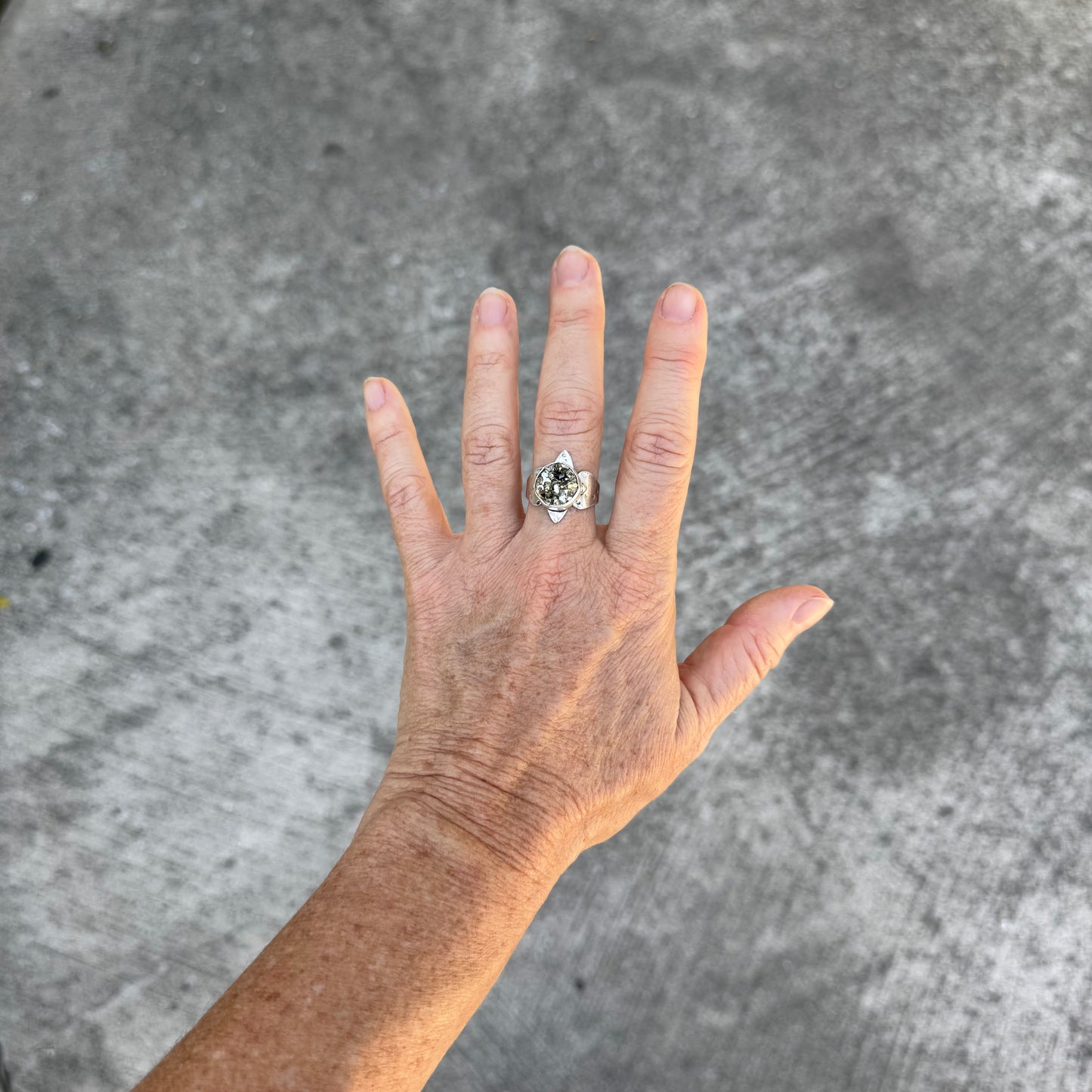 Pyrite | Inanna Ring Size 9.25