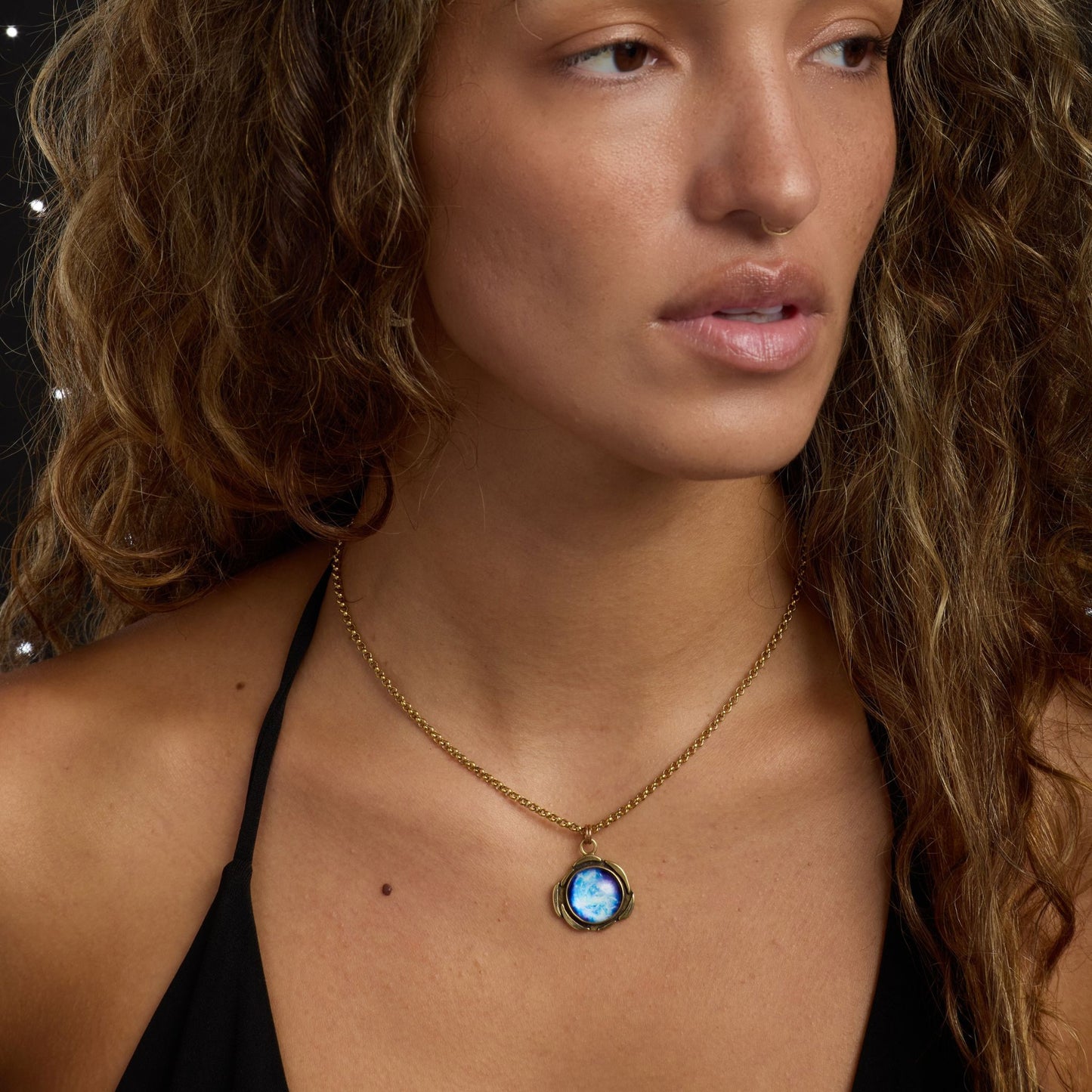 Plasma Orb Necklace | Bronze