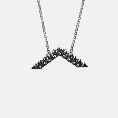 Lubbock Lights UFO | SIlver Necklace
