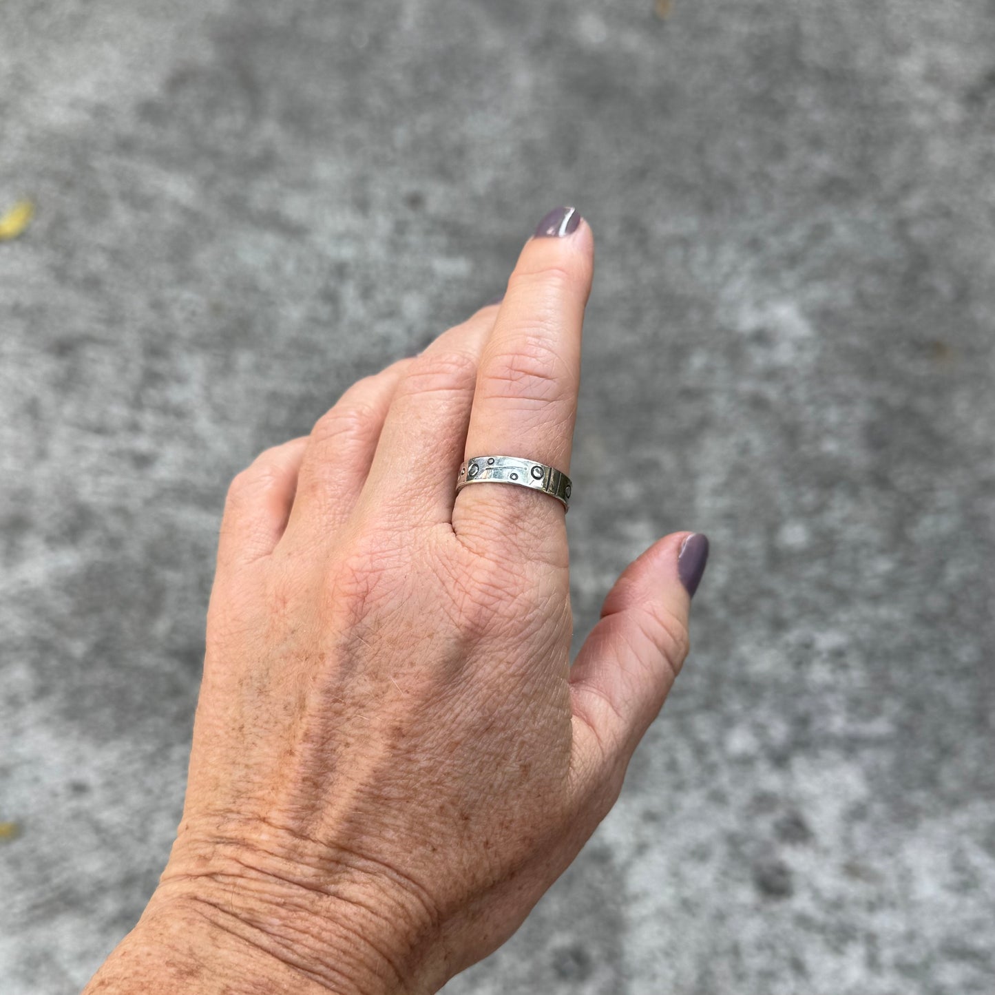 Stargate Stacker | Silver Symbol Ring