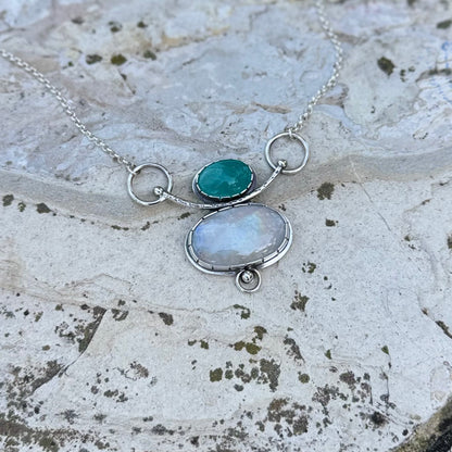 Moonstone Amazonite | Signal Necklace