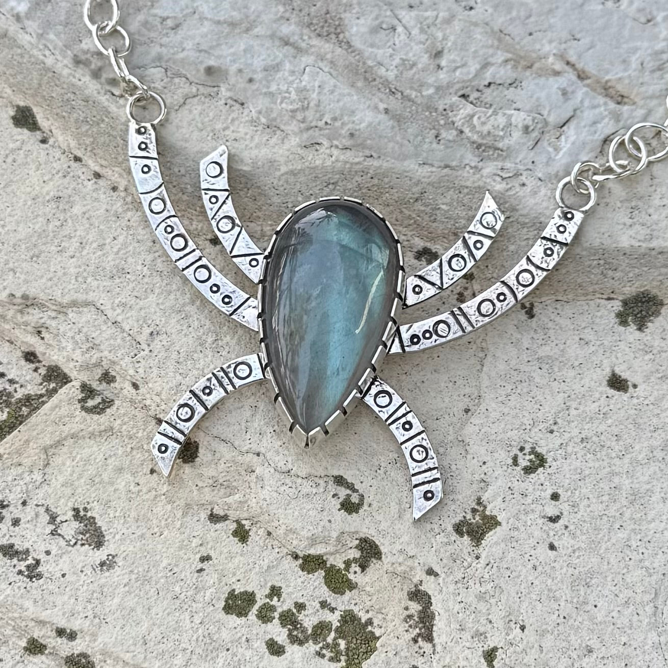 Labradorite Liminal Key | Stargate Necklace
