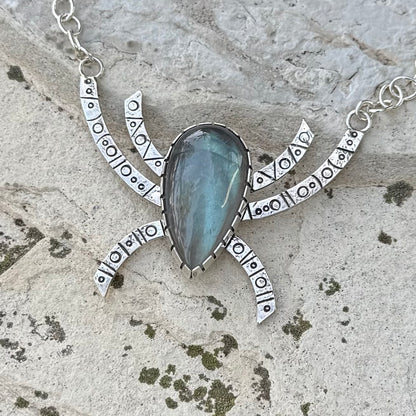 Labradorite Liminal Key | Stargate Necklace