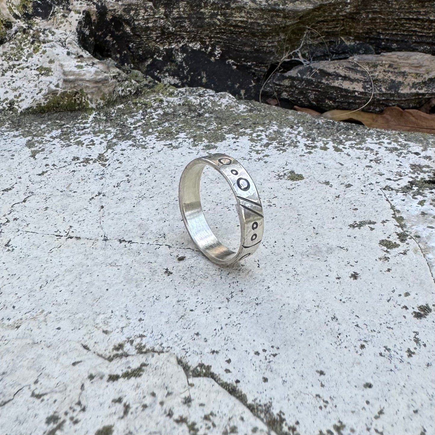 Stargate Stacker | Silver Symbol Ring