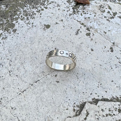 Stargate Stacker | Silver Symbol Ring