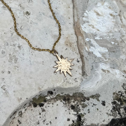Sun Flare Necklace | Bronze