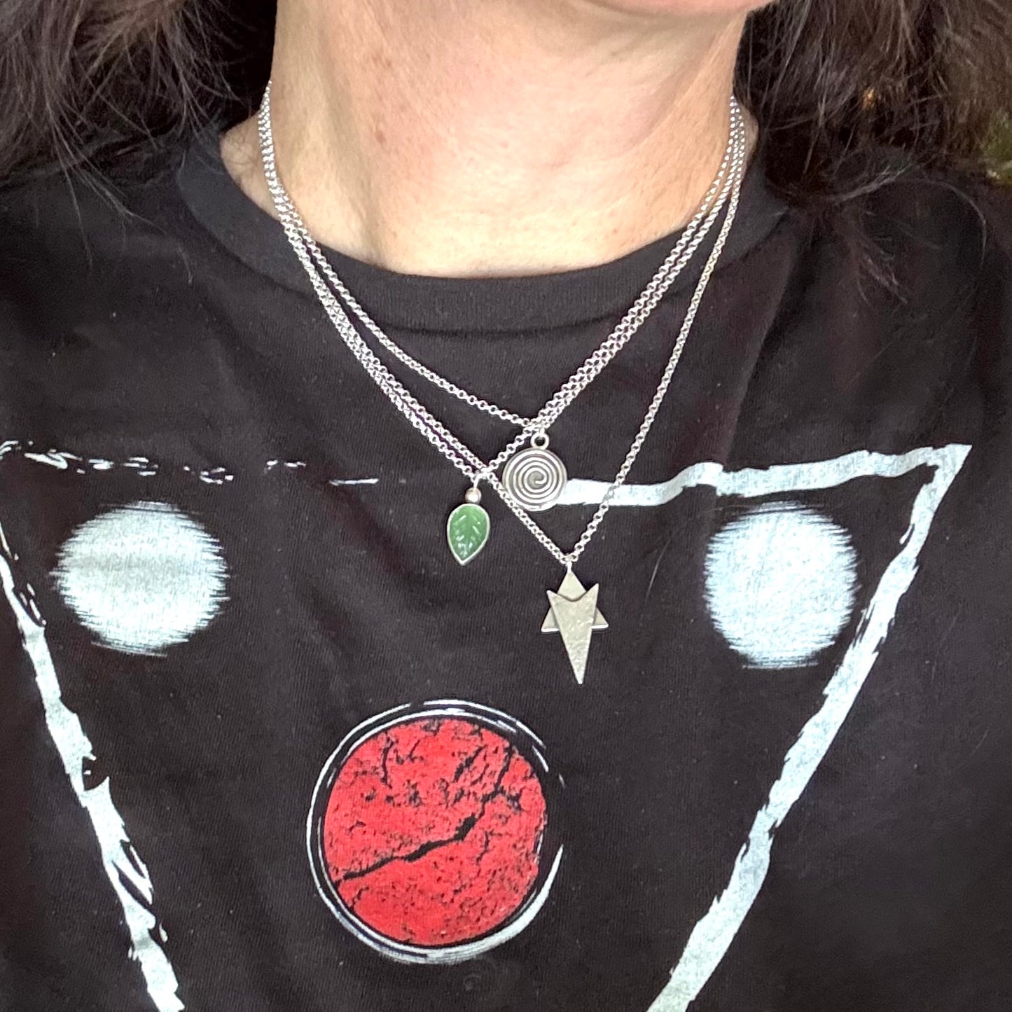 Custom for LUCY ONLY | Serpentine Leaf Necklace