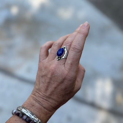 Athena Ring | Lapis Lazuli SIZE: 8