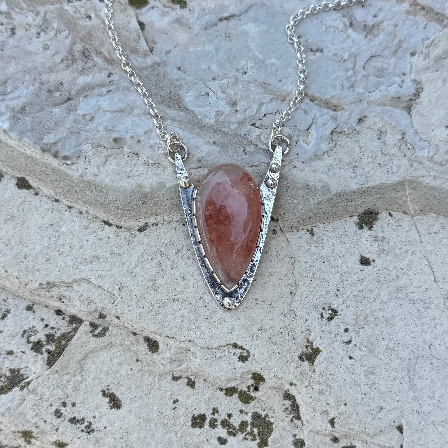 Hemitoid | Silver Delta Necklace