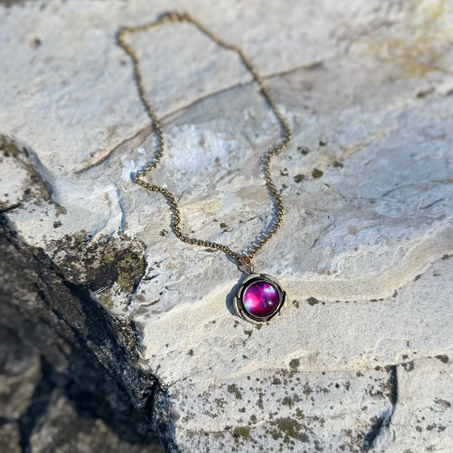 Plasma Orb Necklace | Bronze