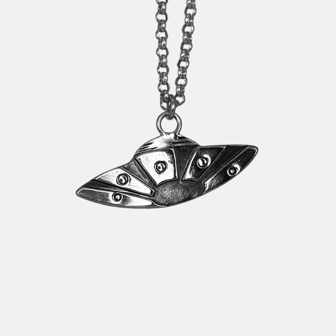 Flying Saucer|  UFO Necklace