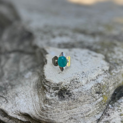 Amazonite | Inanna Ring Size 9
