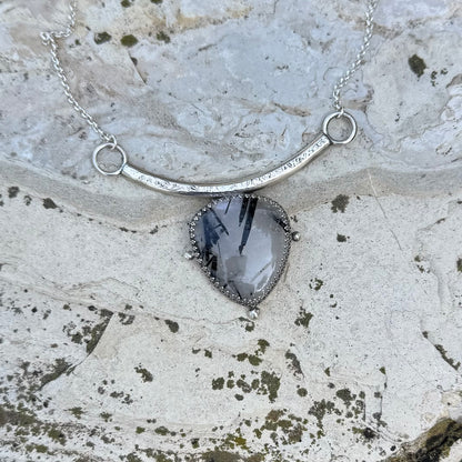 Guinevere Necklace | Tourmalated Quartz