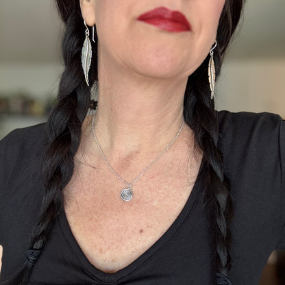 Sacred Spiral | Sterling Silver Necklace