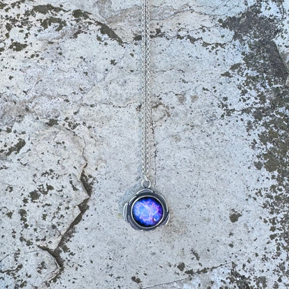 Plasma Orb Necklace | Silver
