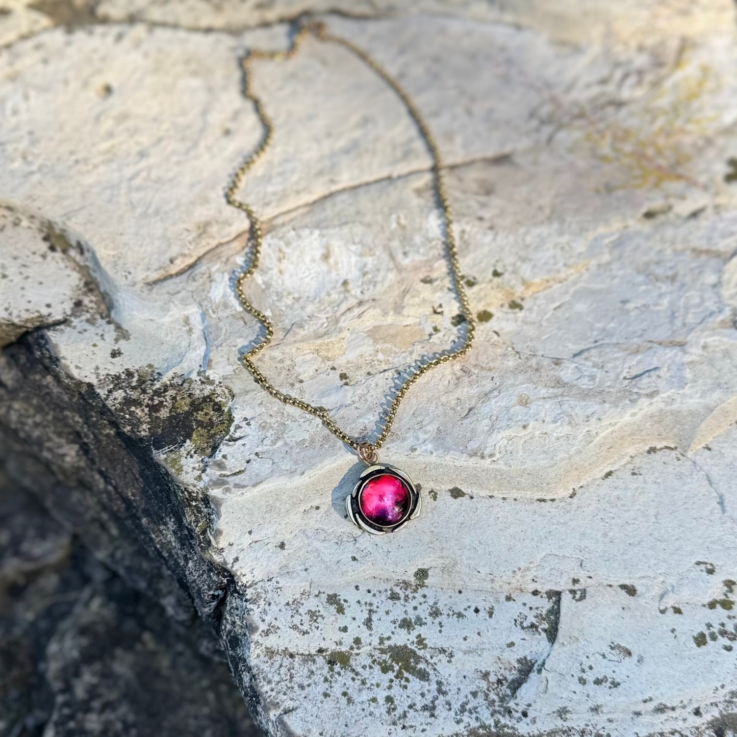 Plasma Orb Necklace | Bronze