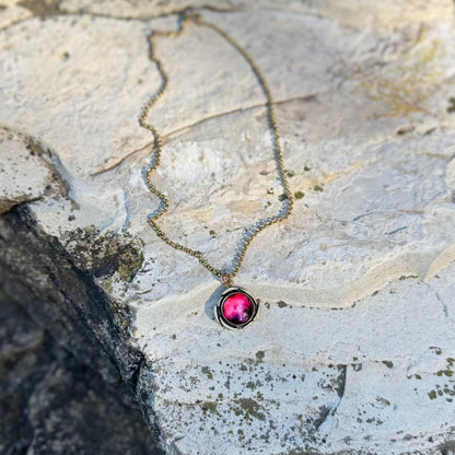 Plasma Orb Necklace | Bronze