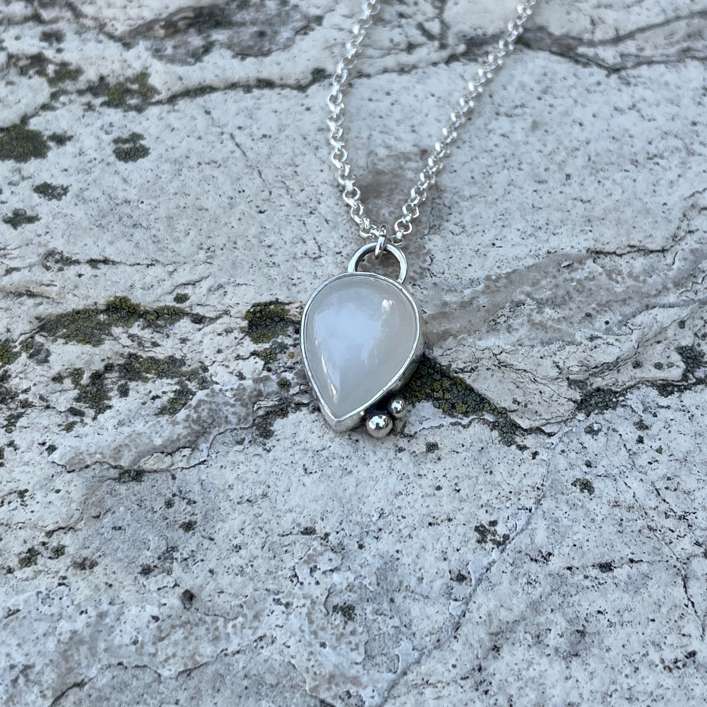 Dainty Moonstone Necklace