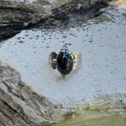 Diopside “Black Star” | Inanna Ring Size 9.5