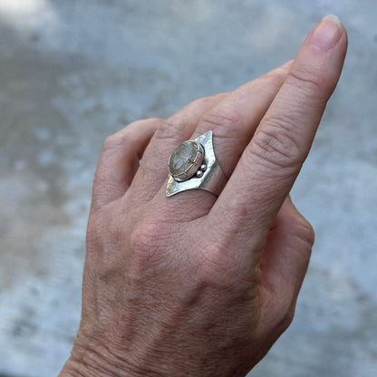 Athena Ring | Rutilated Quartz SIZE: 8