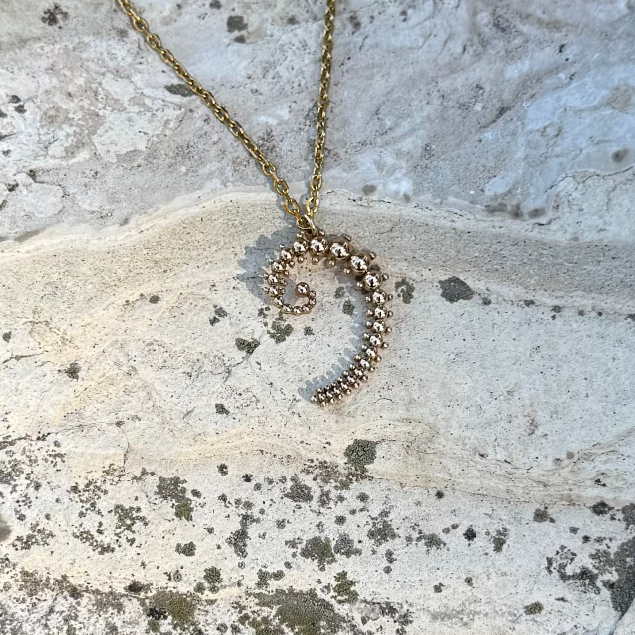 Julia Spiral Necklace | Bronze