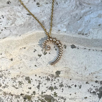 Julia Spiral Necklace | Bronze