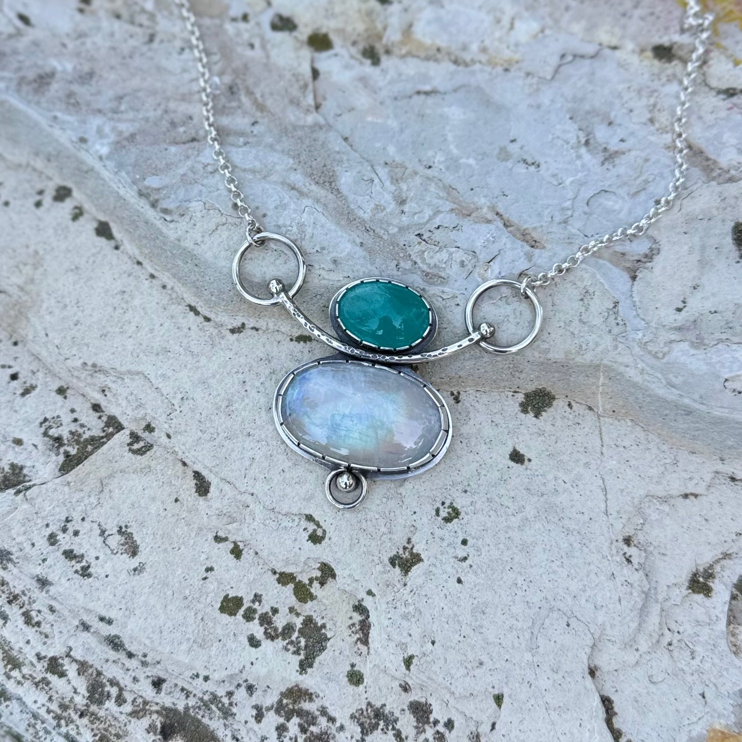 Moonstone Amazonite | Signal Necklace