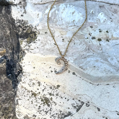 Julia Spiral Necklace | Bronze