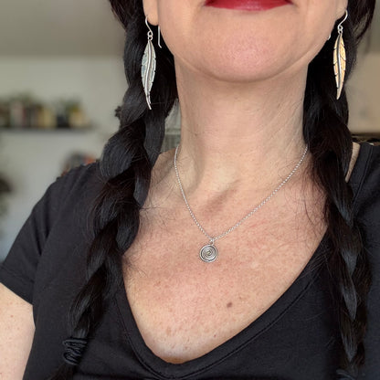 Sacred Spiral | Sterling Silver Necklace