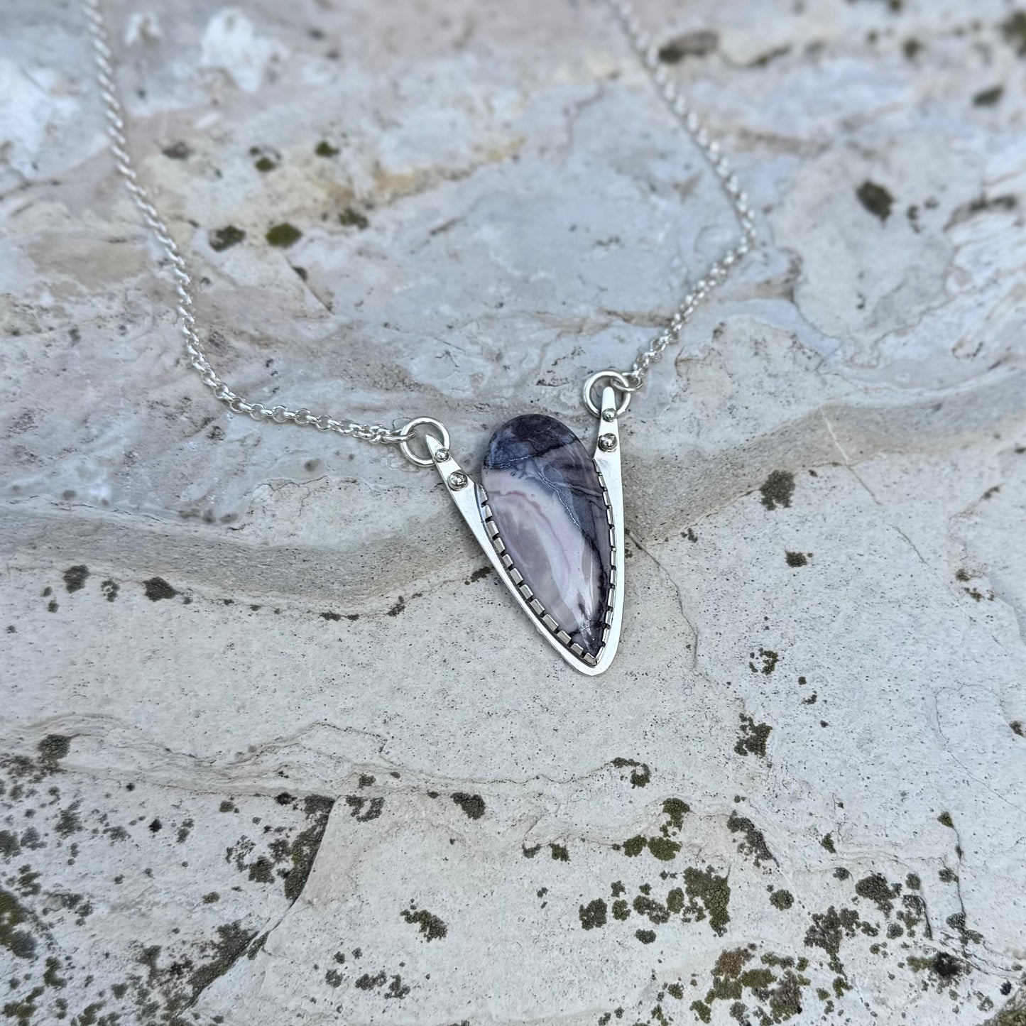 Sci-Fi Jasper | Delta Necklace