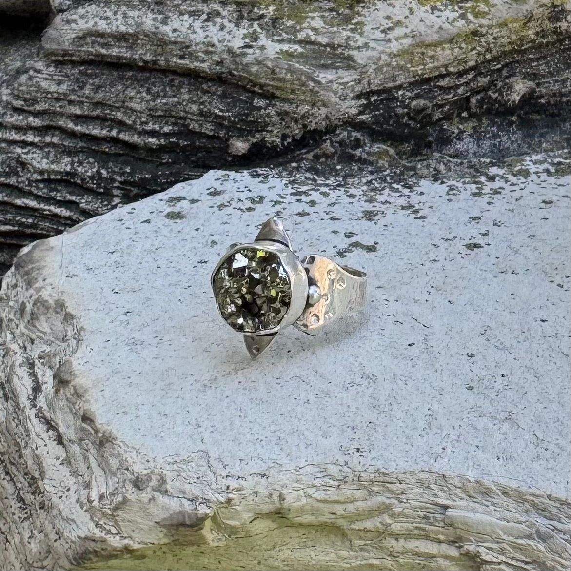 Pyrite | Inanna Ring Size 9.25