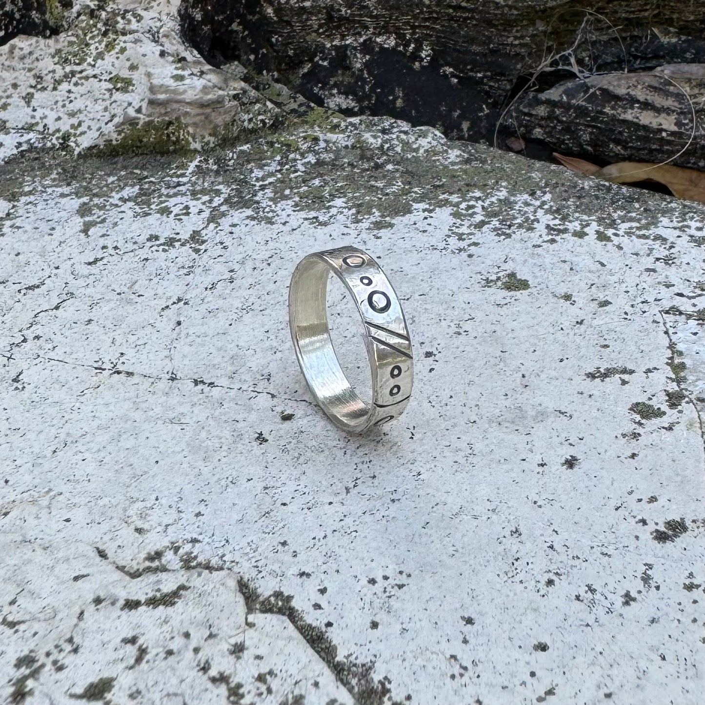 Stargate Stacker | Silver Symbol Ring